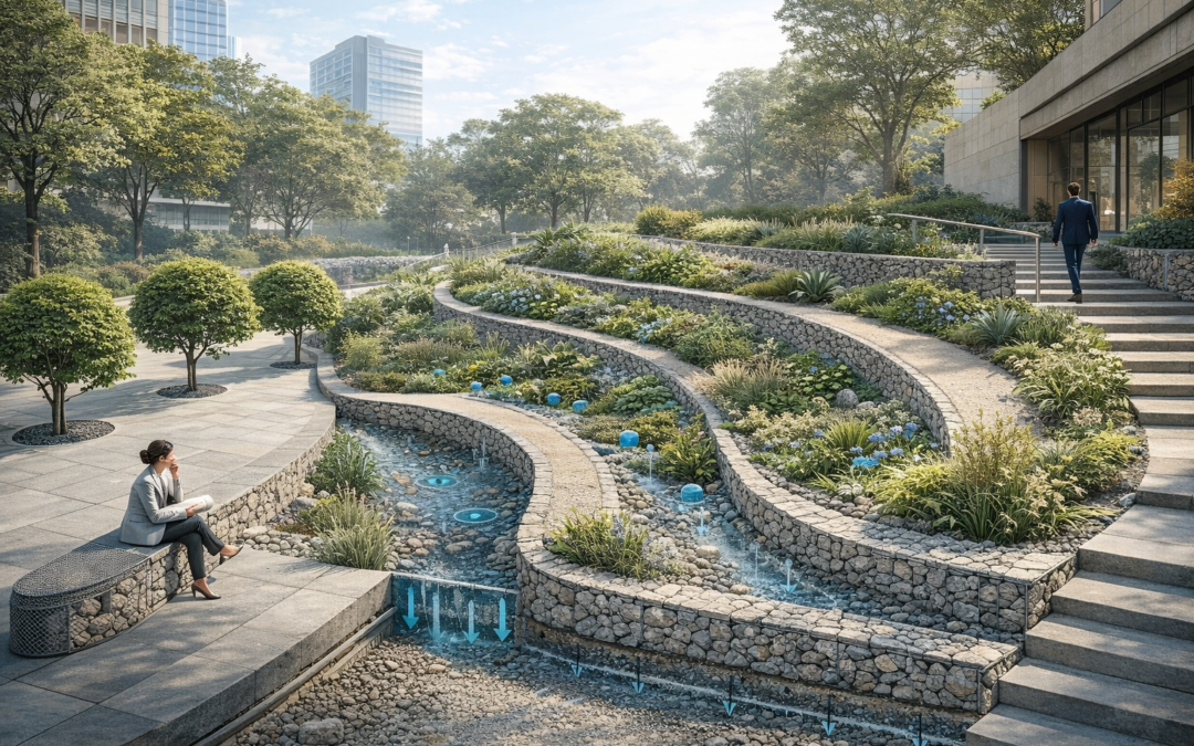 Proyecto de Paisajismo y Gestión Natural del Agua en Erum Alcoy (Alicante)