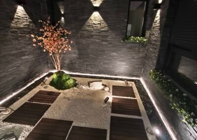 Jardín de Inspiración Asiática en patio privado de Santa Pola (Alicante)